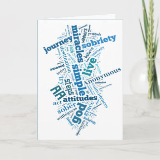 Sobriety Birthday/Anniversary Card