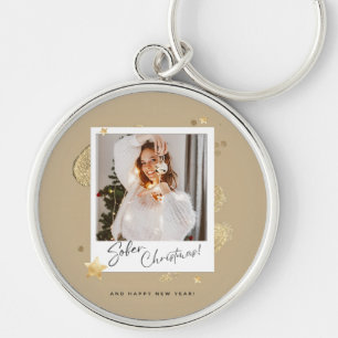 Sobriety chritmas keychain