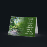 sobriety is a journey20greeting card<br><div class="desc">Sobriety is a journey,  not a destination.  Enjoy it,  one day at a time!!
A great gift for anyone in sobriety</div>