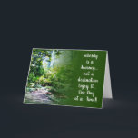 sobriety is a journey20greeting card<br><div class="desc">Sobriety is a journey,  not a destination.  Enjoy it,  one day at a time!!
A great gift for anyone in sobriety</div>