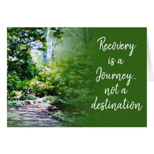 sobriety is a journey card 23g (Front Horizontal)