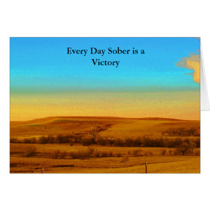 Sobriety support card