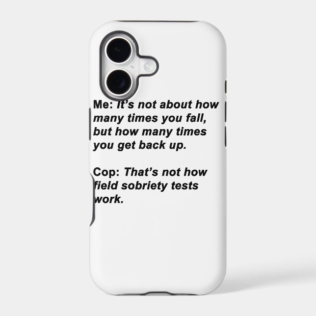 Sobriety Test (Back)