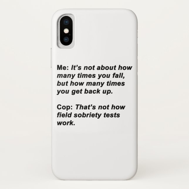 Sobriety Test Case-Mate iPhone Case (Back)