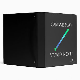 Soca Blues Recorder Binder