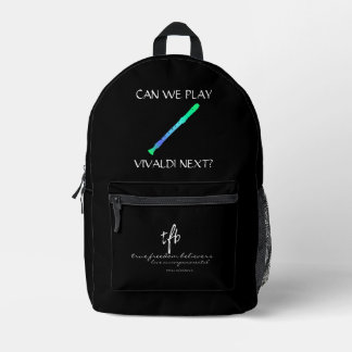 Soca Cools Recorder  Printed Backpack