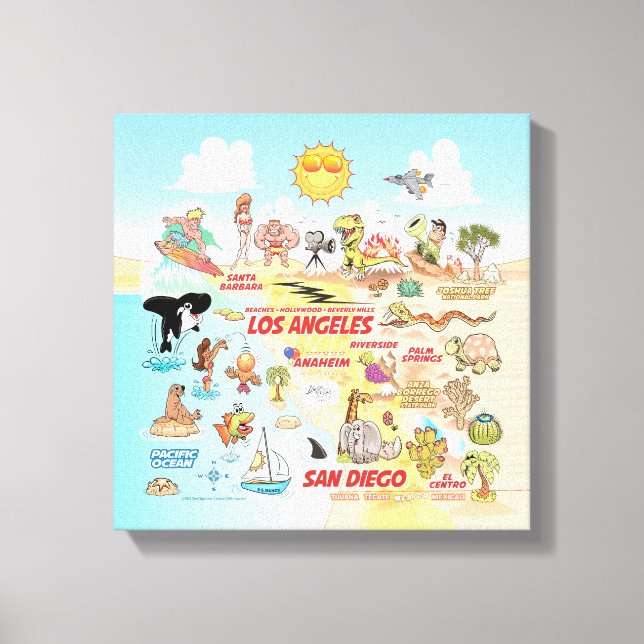 Socal Canvas Print (Front)