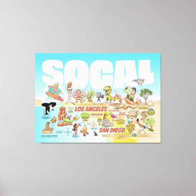 SoCal Canvas Print (Front)