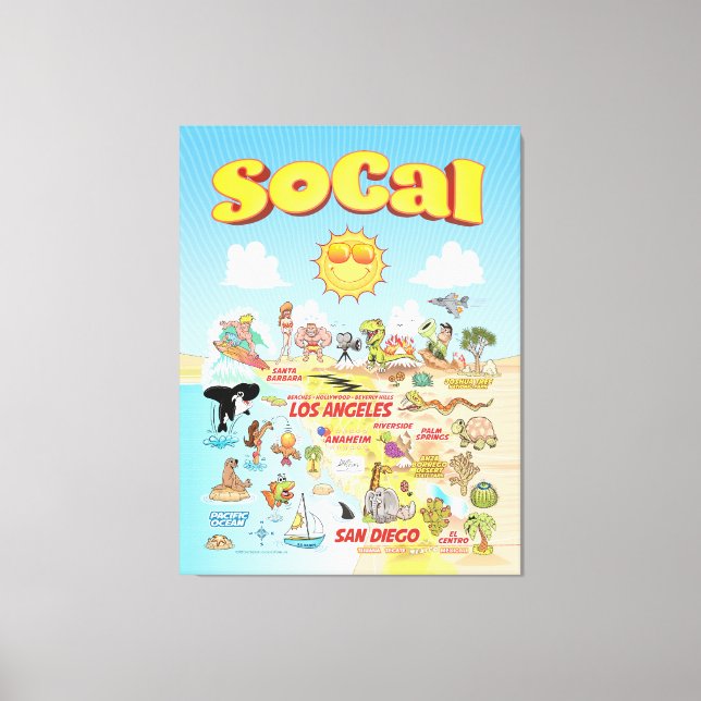 SoCal Canvas Print (Front)