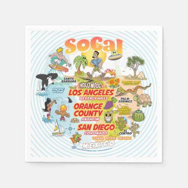 SoCal Coronado Napkin (Front)
