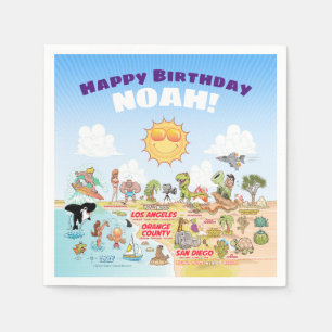 SoCal Custom Birthday Napkins