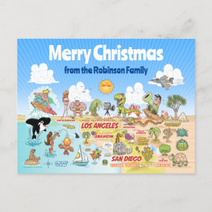 SoCal Custom Christmas Postcard