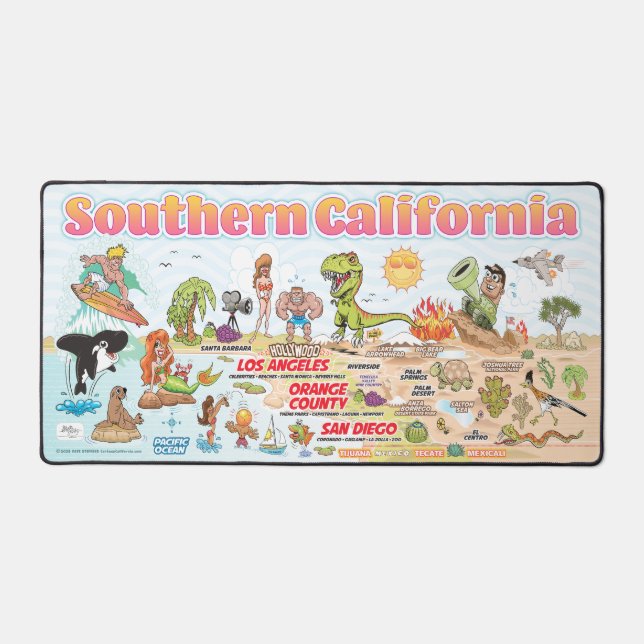 SoCal Desk Mat (Front)