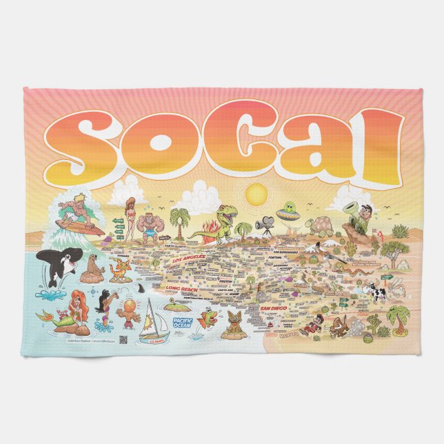 SoCal Kitchen Towel (Horizontal)