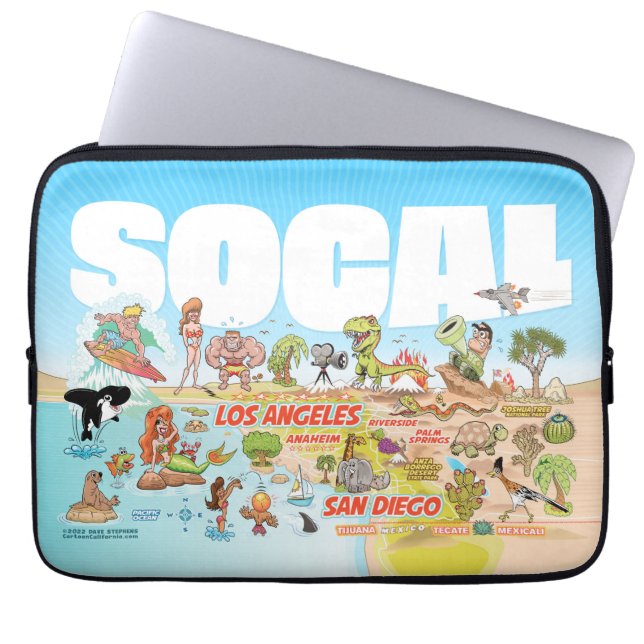 SoCal Laptop Sleeve (Front)