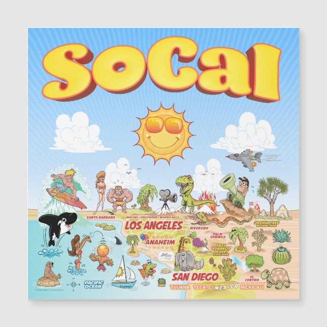 SoCal Magnetic Card (Front)