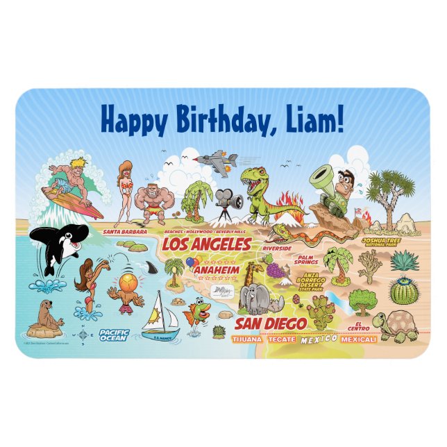 SoCal Paradise Custom Magnet (Horizontal)