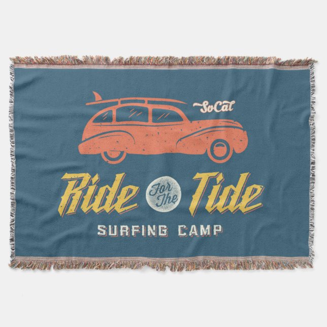 Socal Ride For The Tide Throw Blanket (Front)