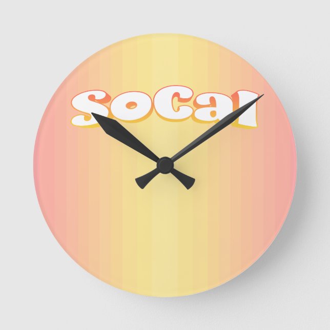 SoCal Round Clock (Front)