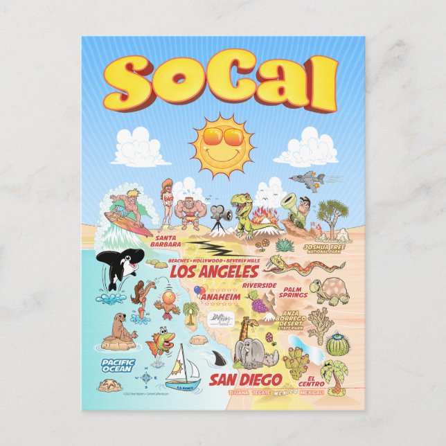 SoCal Scene Postcard (Front)
