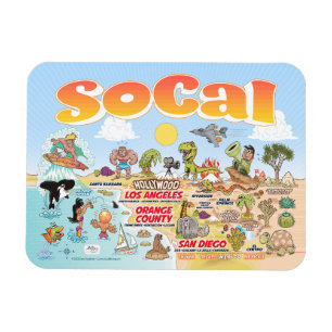 SoCal Souvenir Magnet