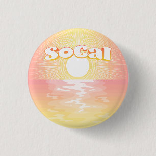 SoCal Sunset 1 Inch Round Button