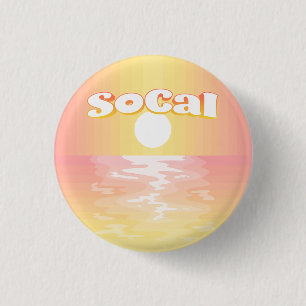SoCal Sunset 1 Inch Round Button