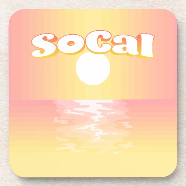 SoCal Sunset Coaster (Front)
