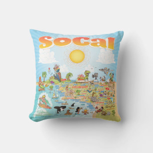 SoCal Throw Pillow
