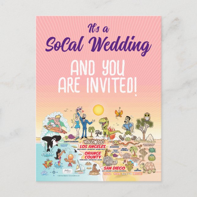 SoCal Wedding Invite (Front)