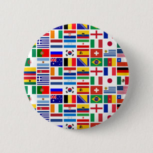 SOCCER 2014 pattern 2 Inch Round Button
