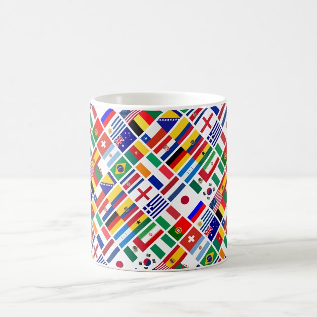 SOCCER 2014 pattern Coffee Mug (Center)