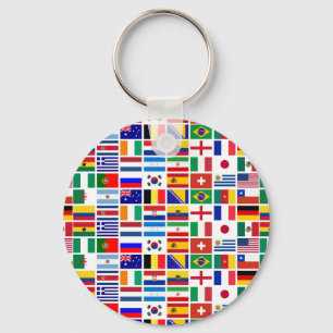 SOCCER 2014 pattern Keychain