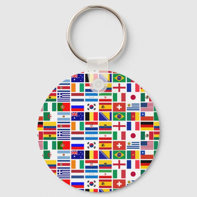 SOCCER 2014 pattern Keychain (Front)