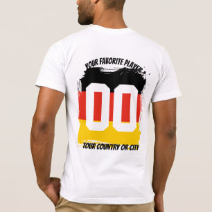Soccer 2026 futbol Alemania Custom Name country  T-Shirt