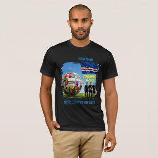 Soccer 2026 futbol Cabo Verde Custom Name country T-Shirt