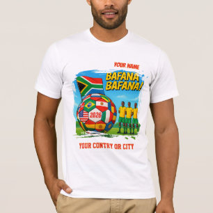 Soccer 2026 futbol SUDAFRICA Custom Name country T-Shirt