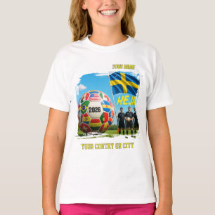 Soccer 2026 futbol SUECIA Custom Name country T-Shirt