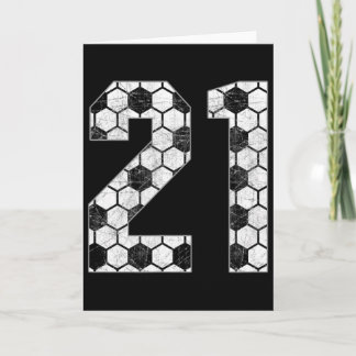 Soccer #21 Love Soccer Mom Favorite Player Jersey  Card