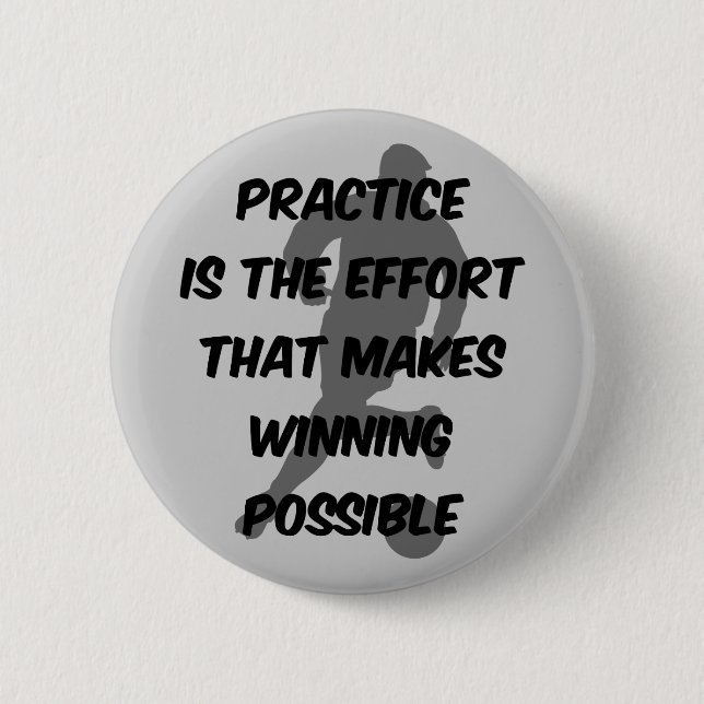 Soccer 2 Inch Round Button (Front)