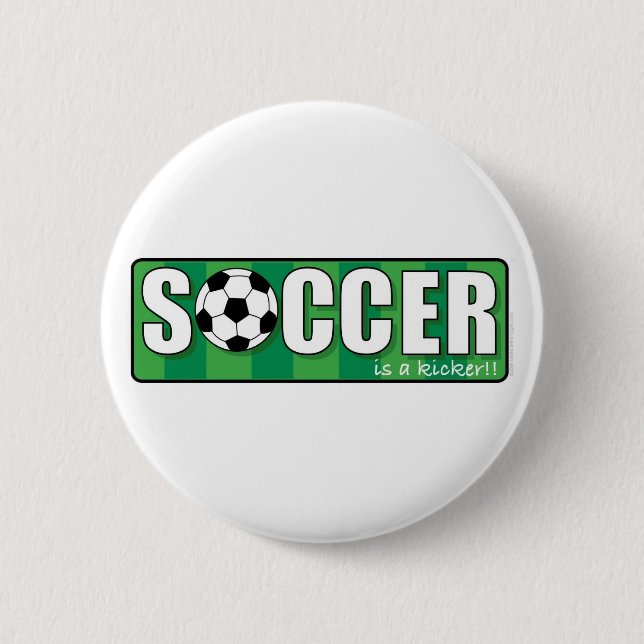 Soccer 2 Inch Round Button (Front)