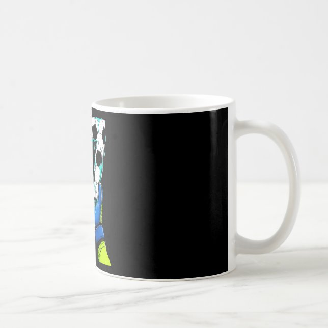 Soccer 67 Six Seven 6 7 Funny Gen Alpha Meme Drip  Coffee Mug (Right)