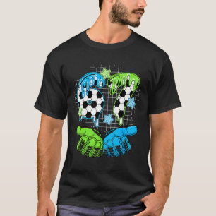 Soccer 67 Six Seven Funny Gen Alpha Meme Drip _1  T-Shirt