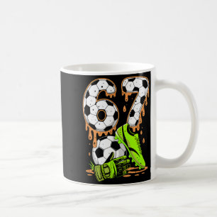 Soccer 67 Six Seven Meme Boys Teens Kids Gen Alpha Coffee Mug