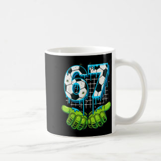 Soccer 67 Six Seven Meme Drip Youth Culture Tee Coffee Mug