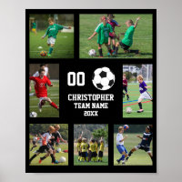 Soccer 7 photo collage Sport Team Name