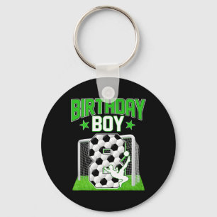 Soccer 8th Birthday Boy 8 Year Old Sport Fan 8yr B Keychain