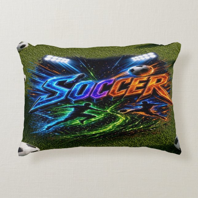 Soccer Accent Pillow (Front)