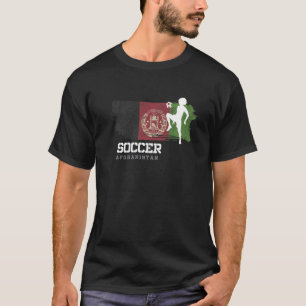Soccer Afghanistan Flag Football Womens Soccer Gir T-Shirt