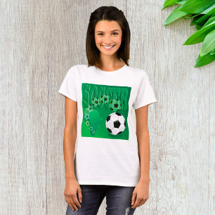 Soccer Africa Bold Green Football T-Shirt